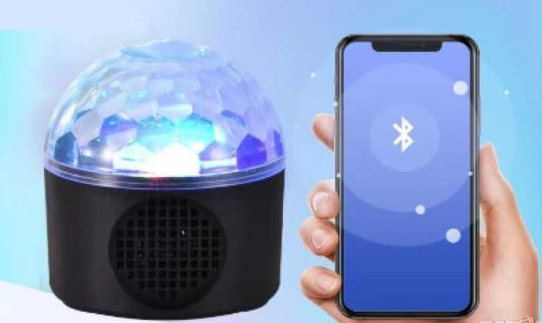 Преносима LED нощна Bluetooth диско лампа с колонка XL-911