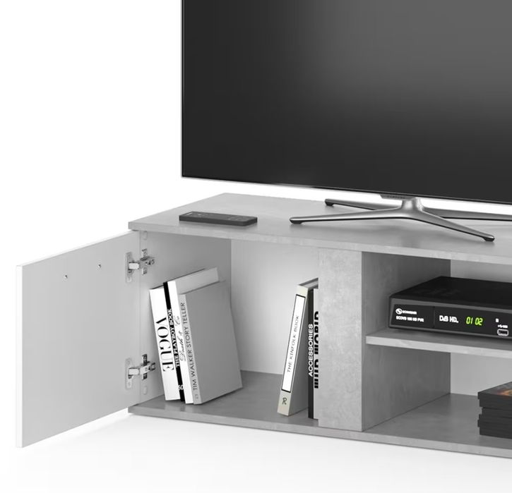 Тв шкаф светло сиво 2711