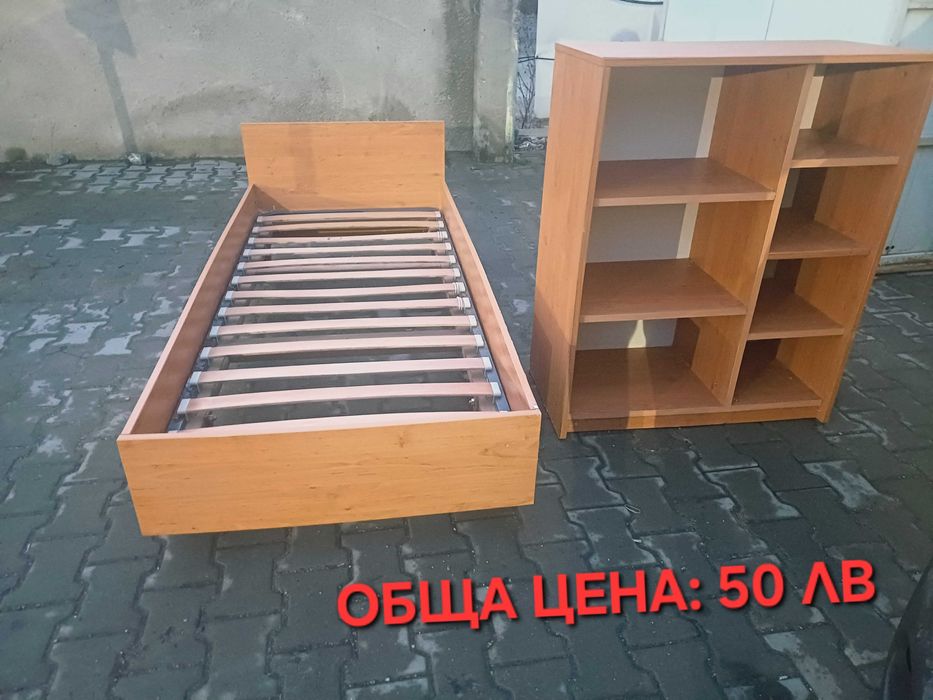 Комплект легло с шкаф