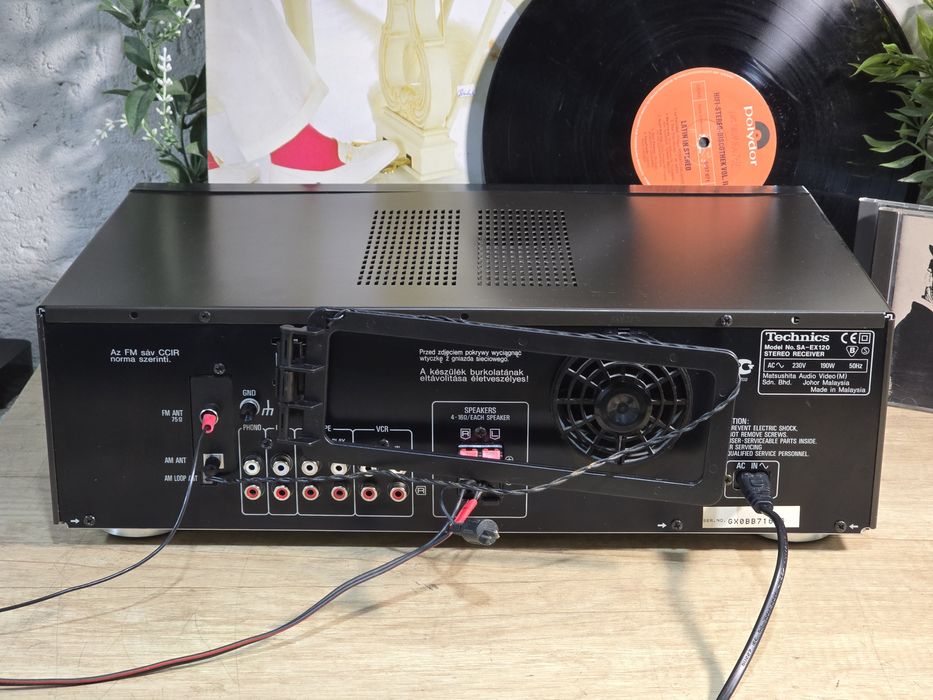 Reveiver TECHNICS SA-EX120, amplituner hifi stereo, retro