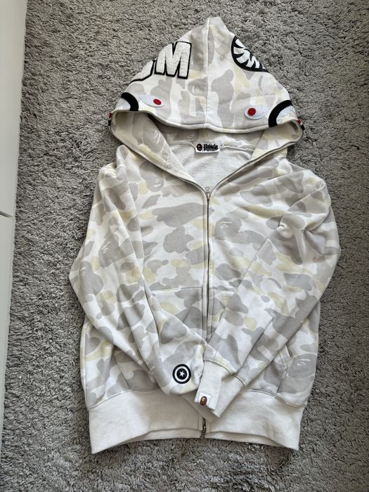Hanorac BAPE A Bathing Ape Alb