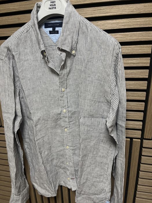 Tommy Hilfiger - Premium Linen НОВА Ленена  риза -  Л/ХЛ / Оригинал