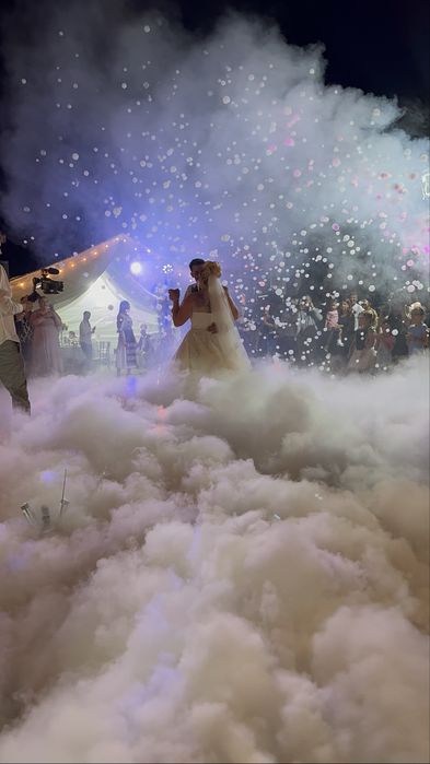 Baloane sapun fum dansul mirilor gheata carbonica