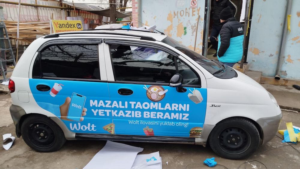 Брендинг Автомобилей Brendlash nakleyka reklama