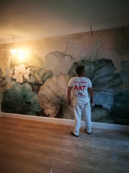 Montaj & producție fototapet vlies- montaj cornise ,plinte , profile