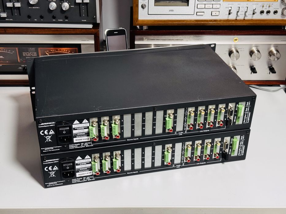 Bose ControlSpace AMS-8 II – Sistem Audio Management Profesional DSP 24-bit/96kHz, 8 Zone, 8 Intrari + 8 Iesiri, 2 Unitati Rack