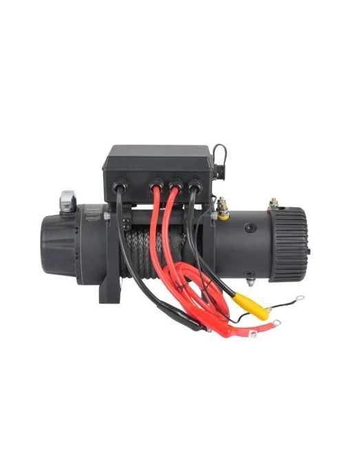 Troliu electric auto EMD Winch 6000lbs (2722kg), 12V, cablu sintetic, 15m, raport 173:1