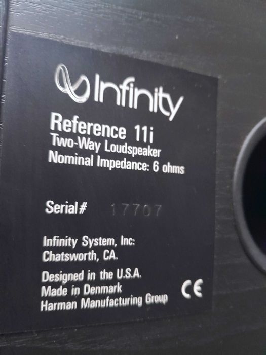 Infinity Reference 11i set boxe Hi-Fi compacte (2buc.)