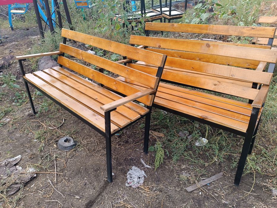 Лавочки со спинкой