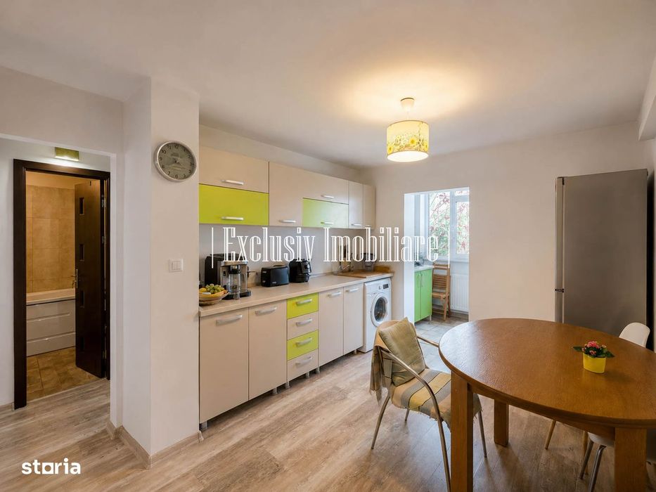 Apartament Mobilat si Utilat - Centrala pe gaz - Loc de Parcare