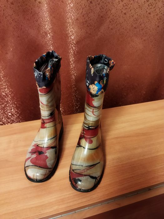 Сапоги гелевые утеплённые 31 размер