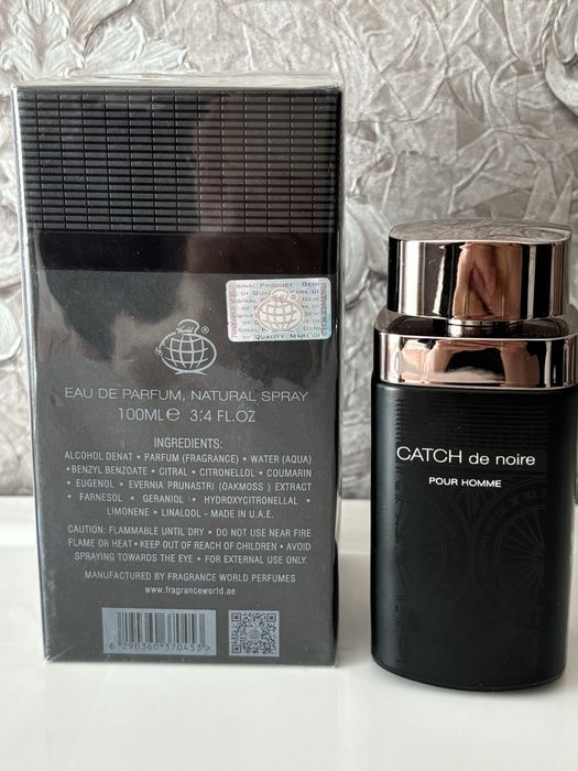 Духи Catch De Noire Pour Home Fragrance World, 100 мл