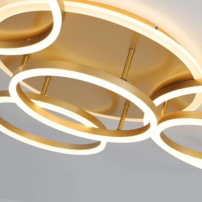 Plafoniera led 6 inele