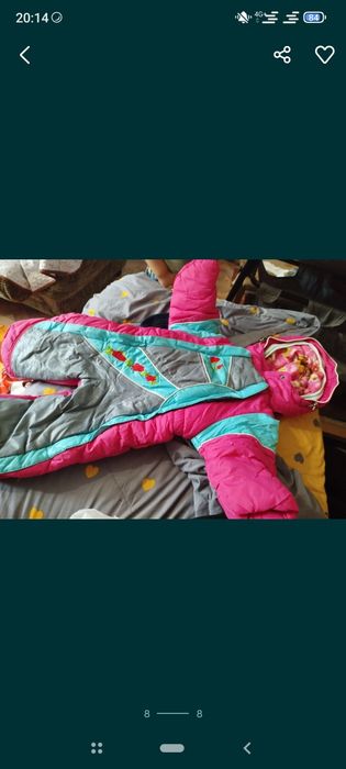 Продам детский коляска и комбинезон