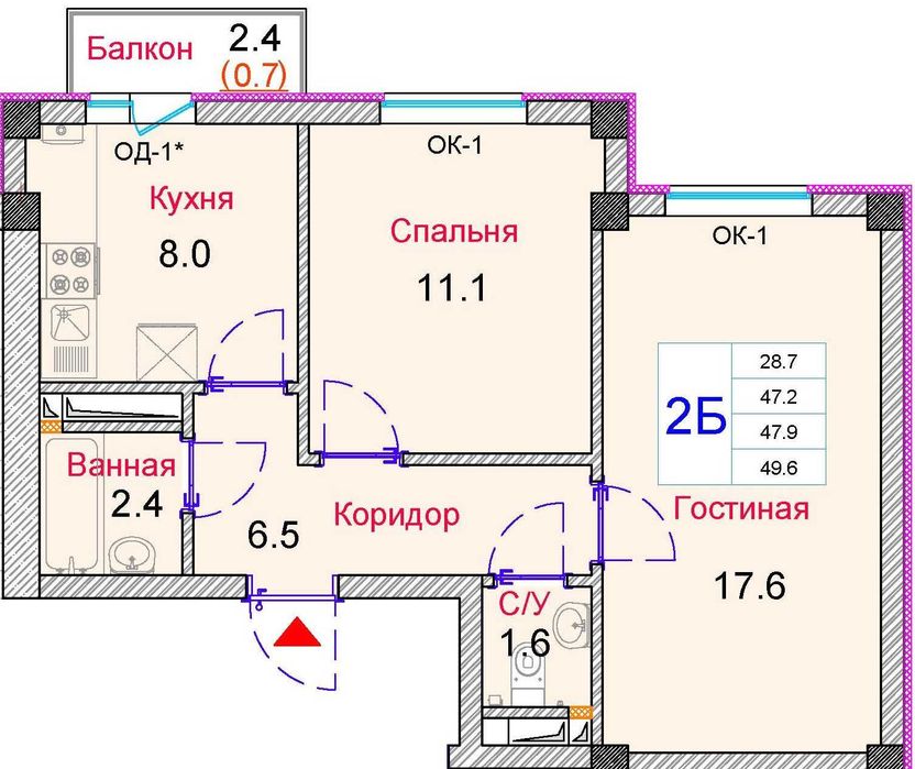Продается новая квартира