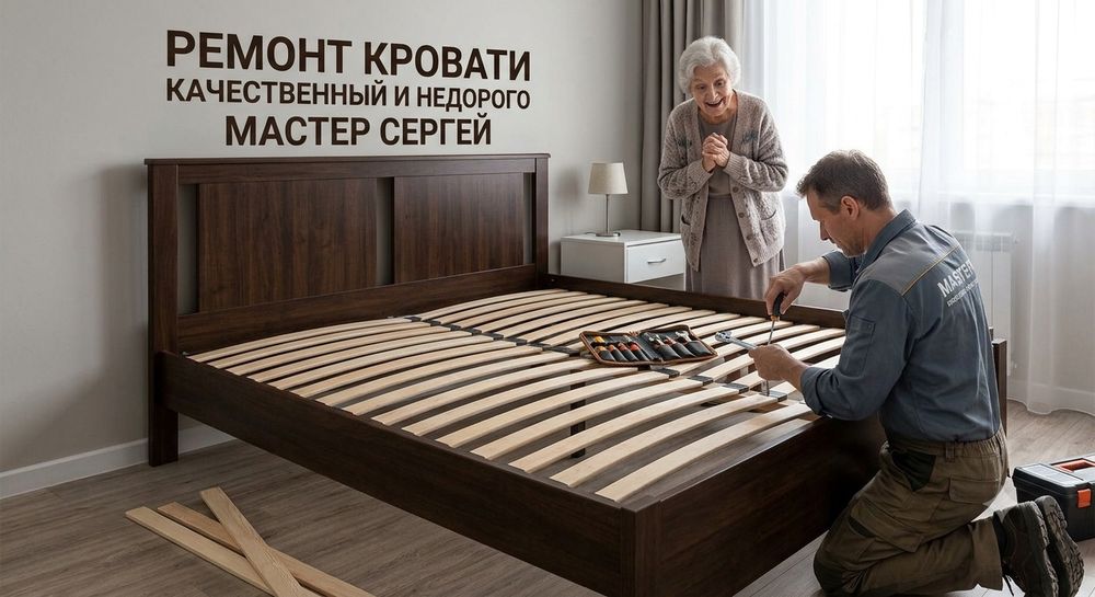 Ремонт кровати качественно и недорого