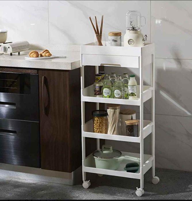 Полка этажерка для кухни или ванной комнаты.