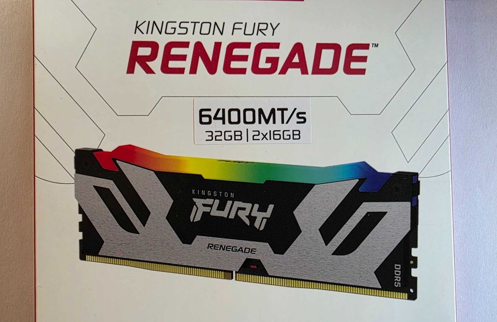 Ram Kingston Fury Renegade 32 GB 6400 Mhz DDR5 рам памет 2 x 16 GB