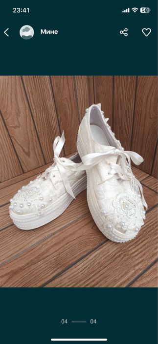 Сватбени кецове на платформа