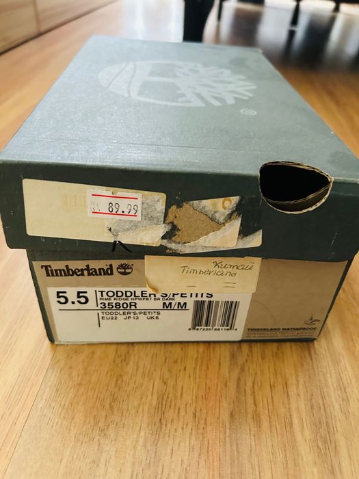 Timberland ОРИГИНАЛНИ Бебешки зимни кожени боти