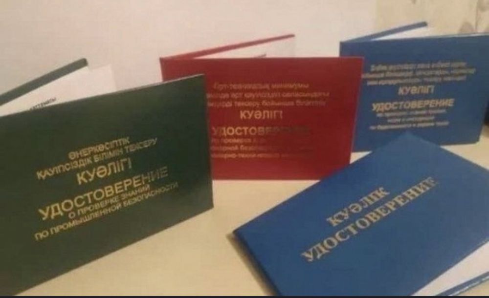 Корочки, удостоверение, ДОПОГ