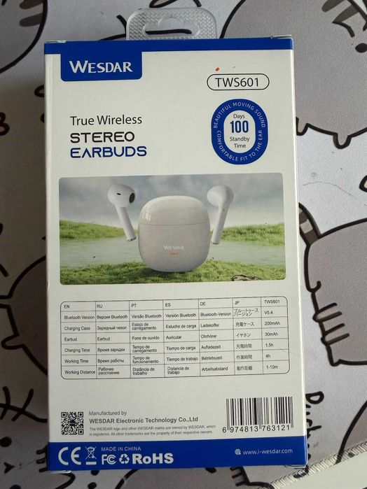Безжични слушалки Wesdar модел TWS601