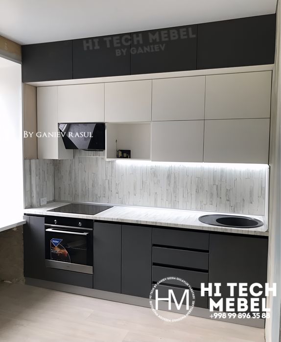 Кухонная мебель Кухонный гарнитур шкаф для кухния Oshxona mebel Hitech