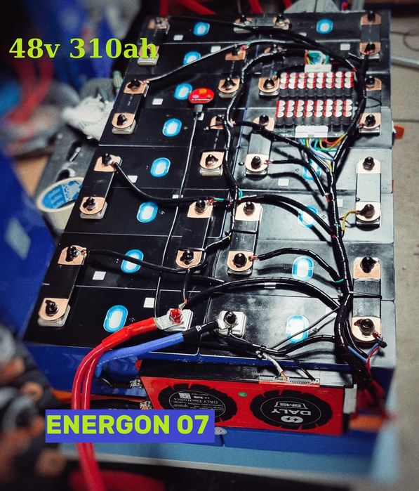 Lifepo4  51.2v 48v 320ah 15kwh Акумулатор + Bluetoth Wifi защити