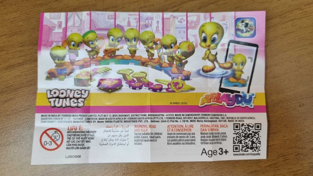 Серия Твитти из Kinder Joy 2026