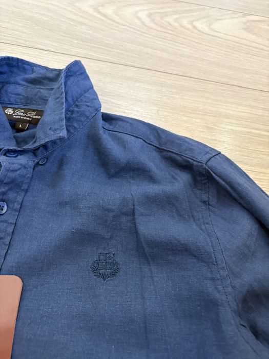 Loro Piana риза синя