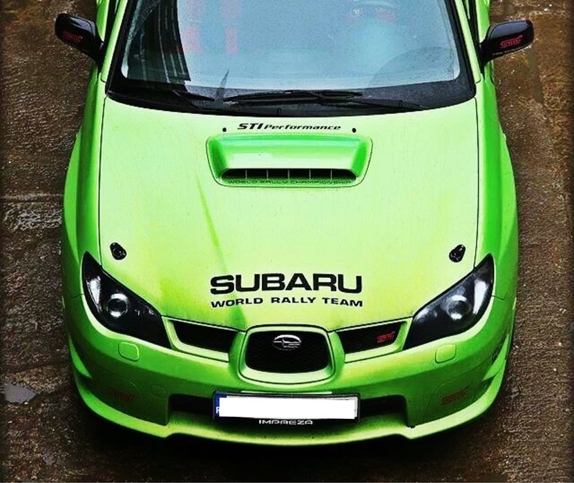 Капот сток Турбо Subaru Impreza GDB Лиса