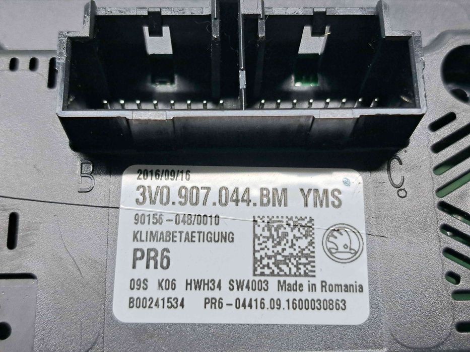 Panou comanda clima Skoda Superb III Combi (3V5) [Fabr 2015-2024] 3V0