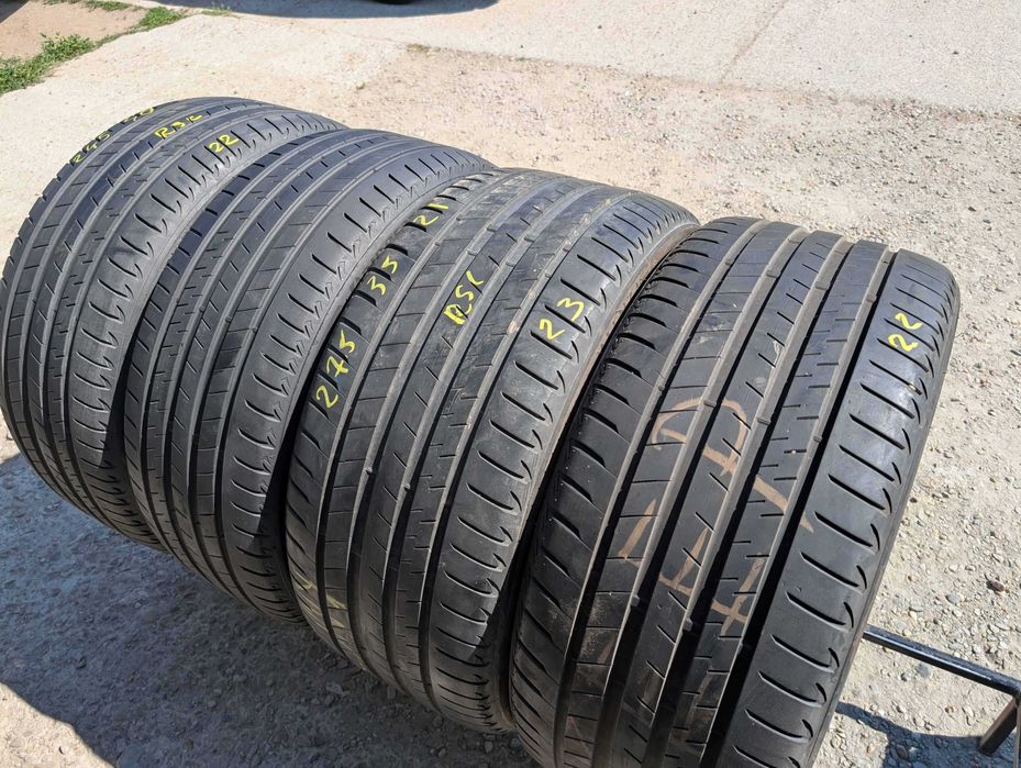 SET 4 Anvelope Vara 245/40 R21 + 275/35 R21 Bridgestone Alenza 001 - BMW X3 / X4 Original | Pret/buc