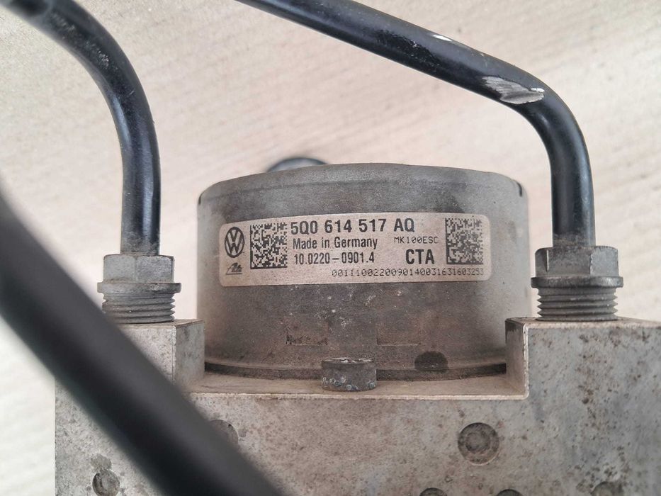 Vw Golf 7 Skoda Octavia 3, pompa centralina unitate ABS, cod 5Q0614517AQ
