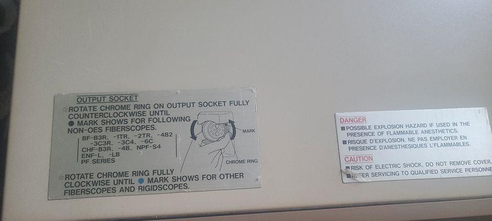 OLYMPUS CLE-10.Источник света галогенный для фиброскопов, Rigid scopes