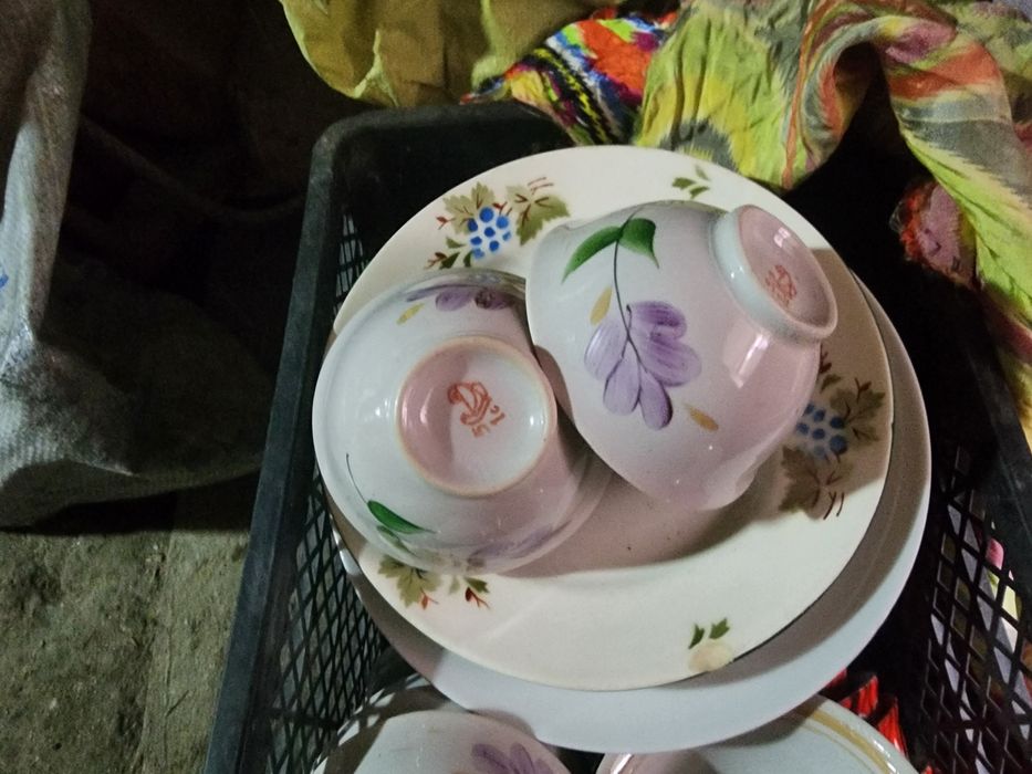 Посуда из дома. Использованные.