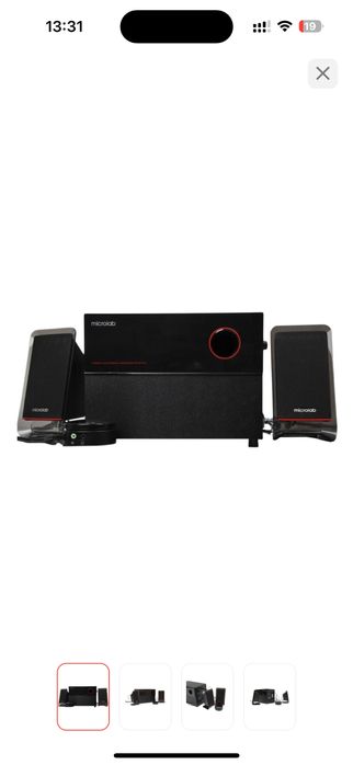 Компьютерные колонки Microlab M-200 черный