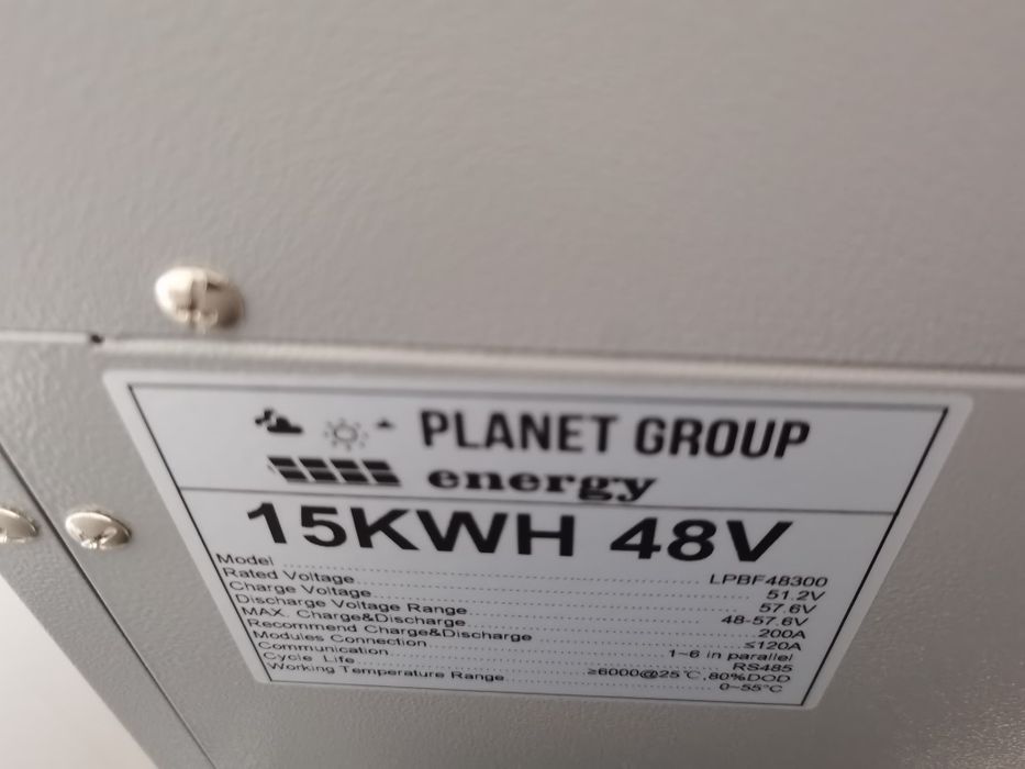 Соларна Батерия Planet Group 15kw 300ah