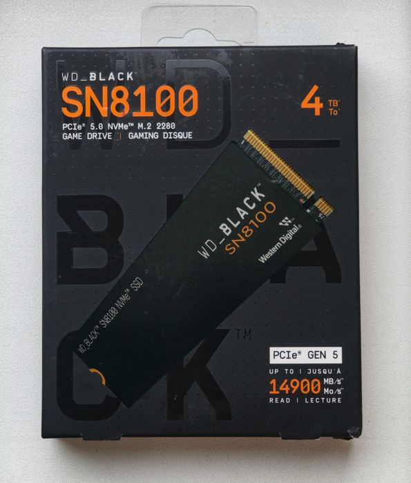 SSD Western Digital Black SN8100 4TB
