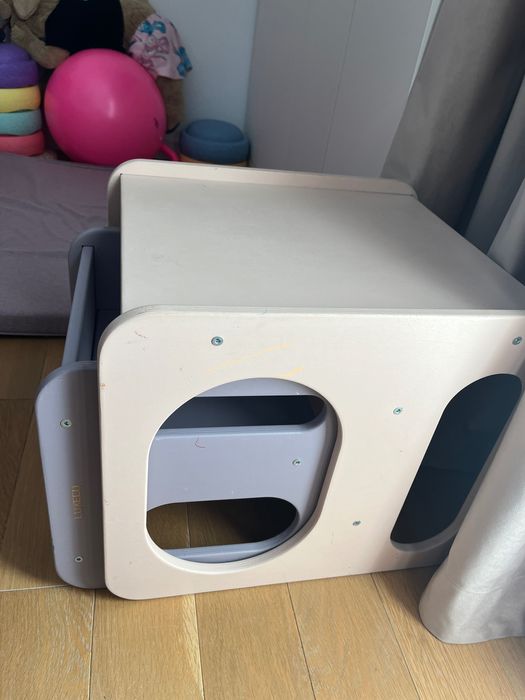 Set Mobilier din lemn pt camera copii - Masuta & scaunel Luxeco