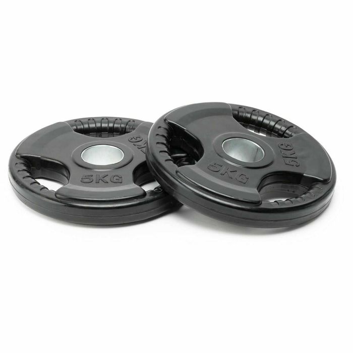 Тежести с Ръкохватки Ф50 | 1,25 кг - 20 кг Каучукови Дискове
