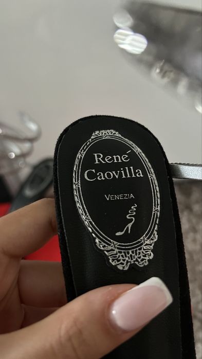 Sandale Rene Caovilla piele naturala pe stoc