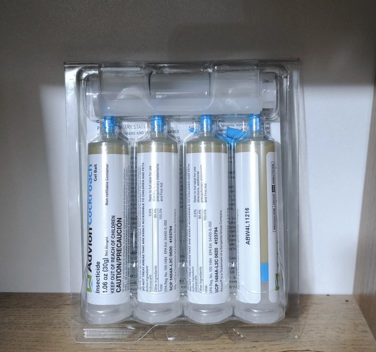 AdvionCockroach gel шприц от тараканов оригинал 100%