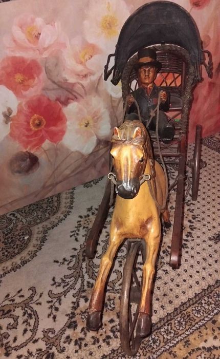 Декоративна метална каляска