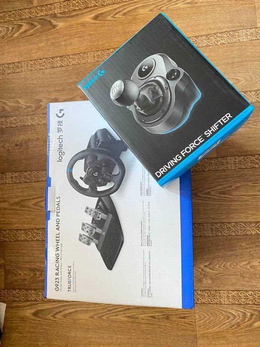 Руль Logitech G923 + Shifter + Кокпит