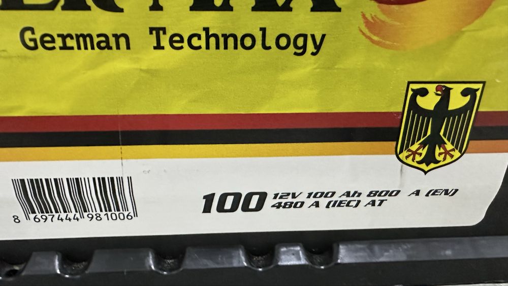Аккумулятор Waber Max 100ah Germany