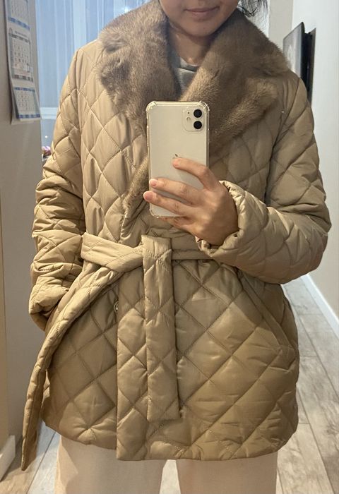 Куртка с норковым воротником