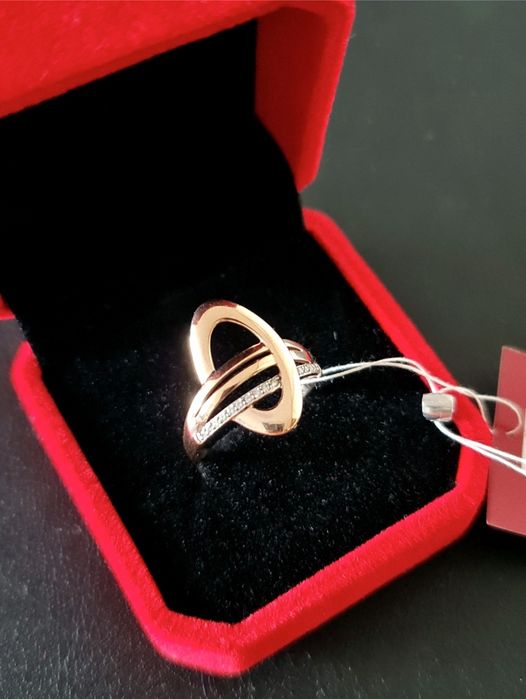 Новое золотое кольцо Орбита 585 пробы