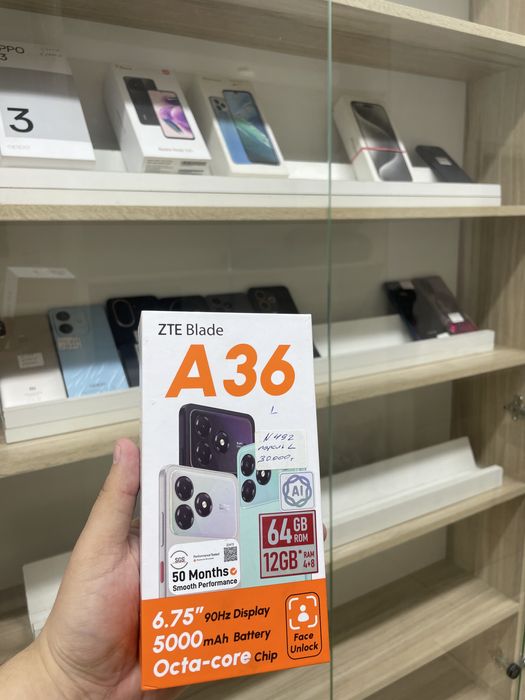 Телефон ZTE blade A36 64gb