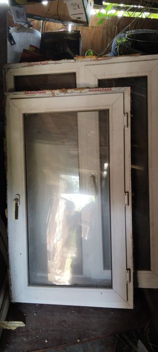 Продам бу пластиковые окна